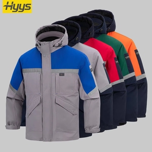 Chaqueta de Trabajo Industrial Gruesa para Invierno, con Capucha, Reflectante, con Logotipo Personalizado, para Garaje - Product Image 1