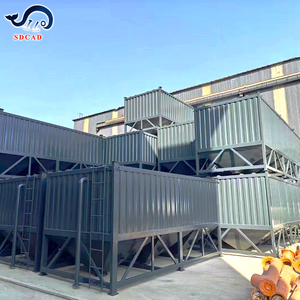 Silo à ciment horizontal compact, rendement élevé, sans fondation, pour centrale à béton à l'étranger, capacité <span class=keywords><strong>de</strong></span> 30 à 80 tonnes - Product Image 3