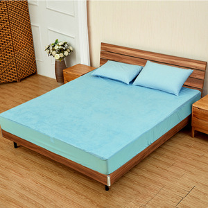 Protector de colchón de bambú de tamaño completo, Sábana bajera impermeable, cubierta de colchón, almohadilla suave de calidad Premium - Product Image 3