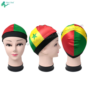 Customized Logo Flag Pattern Printed <strong>Dreadlocks</strong> Wave Cap Unisex Swim Cap Silky Hair <strong>Durags</strong> Head Wraps Dread Loc Men Wave Caps - Product Image 5