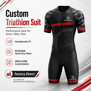 Traje de Triatlón Personalizado para Hombre, Ligero, para Ciclismo, Servicio de Fabricación OEM - Product Image 1
