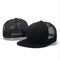 Casquettes de camionneur rétro personnalisables en gros pour fabricants, à profil bas, style campagnard, entièrement brodées, en maille, 5 panneaux, avec logo