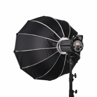 Kit d'éclairage photographique DENGWEI avec photographie parabolique de 70cm/90cm/120cm de profondeur pour Softbox pour utilisation en studio