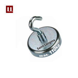 Oem/ODM Tùy Chỉnh Siêu Mạnh Mẽ Kẽm Áo Móc Từ Vòng Neodymium Nồi Câu Cá Nam Châm Carabiner Móc Cho Bán - Product Image 1