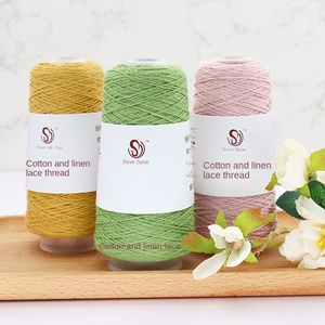<span class=keywords><strong>Fil</strong></span> à tricoter en lin mélangé 32s <span class=keywords><strong>fil</strong></span>é à anneaux, vente en gros SY-007 Guangdong - Product Image 4