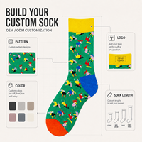 Chaussettes personnalisées OEM Mushafier pour adultes, en polyester/nylon/coton/fibre de bambou/laine, résistantes aux déchirures, séchage rapide, imprimées