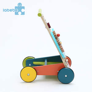2020 multifonction pour enfants mignon éléphant bébé walker poussette d'apprentissage sûr jouet en bois <span class=keywords><strong>trotteur</strong></span> - Product Image 2