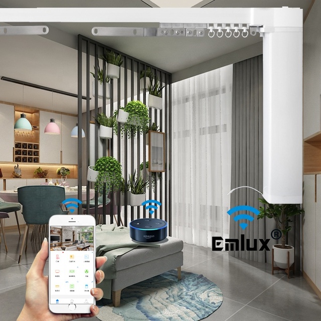 Tuya Wifi Smart Curtain Driver Alexa Remote Control Automatic 2025 Newest WIFI ZIGBEE Wireless TUYA Smart Home Curtain