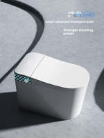 Toilette intelligente en gros, WC automatique, capteur de pied, siphon en S, céramique, toilette intelligente avec bidet