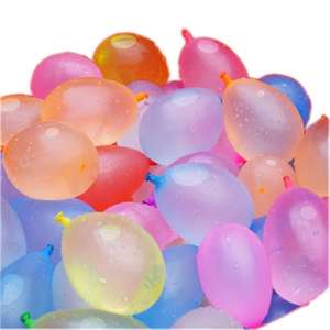 Ballons d'eau multicolores, ballons en émulsion ronds pour jeu de combat aquatique - Product Image 2