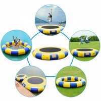 Trampoline aquatique gonflable Commercial, jouet gonflable flottant, lit de saut d'eau, jeux aquatiques, sports pour adultes