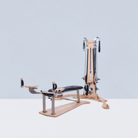 Tour et banc de Pilates multifonctions en bois pour usage commercial et domestique
