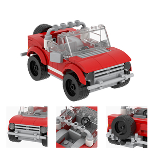 MOC4110-4121 Tesla Ford พิทักษ์ RS 911รถอเนกประสงค์แนวสปอร์ตรถแวกอนรถฟอร์ดมัสแตงของเล่นเด็ก - Product Image 5