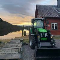 Tracteur agricole 70Hp 80Hp avec chargeur frontal, pneus radiaux, certifié CE, homologué pour la route européenne, 4 roues motrices, pour travaux agricoles