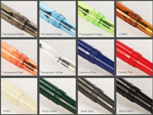 Pluma estilográfica de plástico serie JINHAO 992 con acentos de metal, elegante instrumento de escritura asequible - Product Image 2