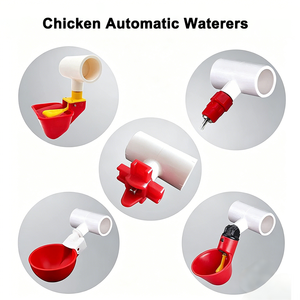 Nuevo Kit de Bebederos Automáticos Horizontales para Aves de Corral con Conexiones en T de <span class=keywords><strong>PVC</strong></span> y Acero Inoxidable para Pollos, Patos y Codornices - Product Image 6