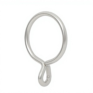 Anillos de cortina metálicos Ivilon con <span class=keywords><strong>ojales</strong></span> - Anillo de 1.7 pulgadas <span class=keywords><strong>para</strong></span> ganchos, juego de 14 - Níquel satinado - Product Image 4
