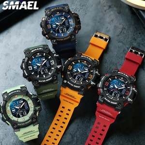 Montres pour hommes SMAEL 8049 multifonctionnelles, colorées, sportives, montres numériques pour hommes, pour l'extérieur - Product Image 2