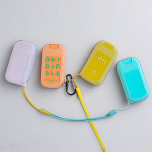 Flacon pulvérisateur <span class=keywords><strong>vide</strong></span> en PP format carte de crédit 20/30 ml pour voyage, désinfectant pour les mains, lotion, parfum rechargeable - Product Image 5