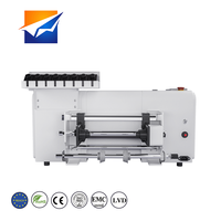 ZYJJ Neuerscheinung Automatischer UV-Tintenstrahldrucker XP600 DTF Rollenaufkleber-Druckmaschine für Kleidung mit 1 Jahr Garantie