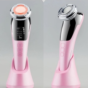 Appareil de beauté 5 en 1 chaud et froid pour le rajeunissement de la peau du visage, instrument cosmétique à micro-courant - Product Image 5