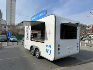 Round Van Food Trucks/food Vending Trailer Cars/bbq Food Trailers