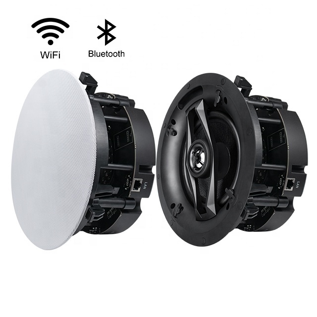Smart Home Powered Stereo Sound APP Controls Customized Hifi Active Ceiling Speaker bluetooth Wireless