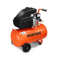 Compresor de Aire Industrial de 220v Eléctrico, Portátil, de 30l, sin Aceite, de Pistón