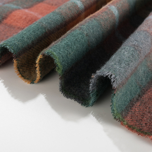 Len 140*200Cm Len Ném Chăn 80% Wool20 % Acrylic Hiện Đại Sọc Thiết Kế Xách Tay Và Gấp Chăn Cho Mùa Đông Bán Buôn - Product Image 5