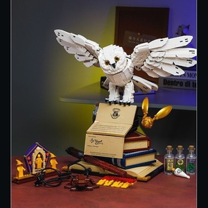 <span class=keywords><strong>Juguete</strong></span> de Plástico ABS Compatible para Construir Bloques, Modelo Búho Hedwig 24001, para Adultos y Niños - Product Image 3