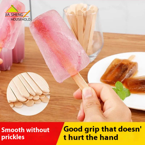 Thấp moq DIY gỗ <span class=keywords><strong>Popsicle</strong></span> <span class=keywords><strong>Ice</strong></span> <span class=keywords><strong>Cream</strong></span> <span class=keywords><strong>Sticks</strong></span> dùng một lần tùy chỉnh in logo và cụm từ - Product Image 3