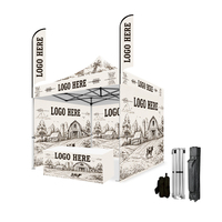 Tente de réception élégante et pliable, légère, industrielle, toutes saisons, 3x3m, publicité, logo personnalisé, multi-usages, utilisation en extérieur