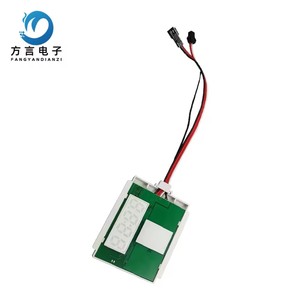 สวิตช์หรี่ไฟแบบสัมผัสสี5A <span class=keywords><strong>DC</strong></span> 12V แบบปุ่มเดียวที่แสดงเวลาและอุณหภูมิ - Product Image 3
