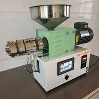 Extrudeuse de laboratoire compacte en plastique pour bureau, machine d'extrusion de filament d'imprimante 3D à vis simple