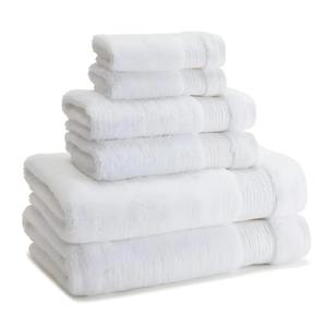 Ensemble de serviettes de bain en coton 6 pièces doux et à séchage rapide Design de luxe durable Fabriqué en Turquie pour hôtels, spas ou salles de bain - Product Image 6