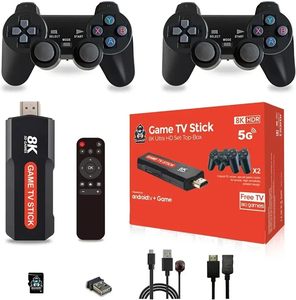 Yo X2พลัส4K ทีวีเกมสติ๊กระบบคู่เกมติดเกมย้อนยุคคอนโซลวิดีโอเกม2.4G ควบคุมไร้สาย64G คอนโซลเล่นเกมทีวี - Product Image 1