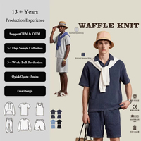 Shorts de sport amples en tissu gaufré de haute qualité, effet vieilli et délavé à l'acide, pour hommes, en stock