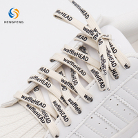 Lacets plats personnalisés avec logo imprimé, lacets imprimés avec texte personnalisé pour baskets de marque