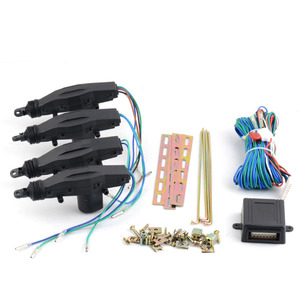 Dc 12V xe Hệ thống khóa trung tâm xe Hệ thống khóa trung tâm điều khiển từ xa 4 cửa Xe Cửa Khóa thiết bị truyền động khóa trung tâm - Product Image 2