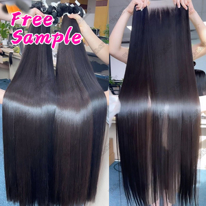 Paquets de cheveux humains avec fermeture Paquets de cheveux humains droits vierges cambodgiens bruts, cheveux bruts de donneur unique vietnamien à double tirage - Product Image 2