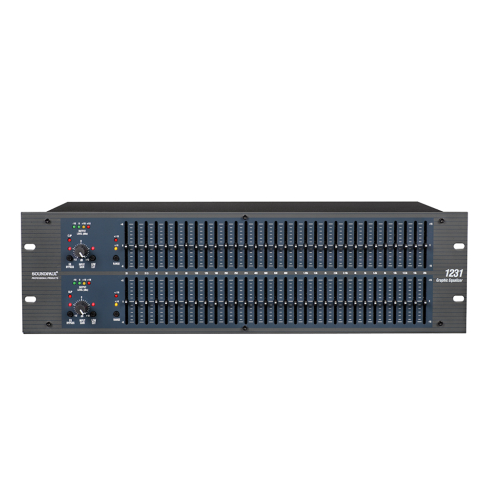 Dbx 1231 デュアルチャネル 3U 31バンドカラオケイコライザー