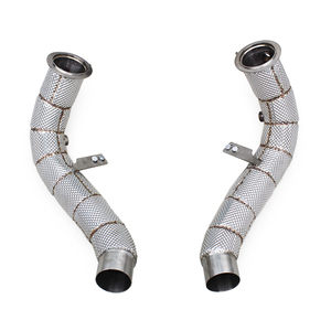 ท่อเดรน OBM สำหรับ BMW M5 M6 F10 F12 F13 F06ปี2012–2016เครื่องยนต์ S63 4.4TT พร้อมฉนวนหุ้มกันความร้อนท่อไอเสียเพิ่มประสิทธิภาพการไหลเวียนแบบอิสระ - Product Image 6