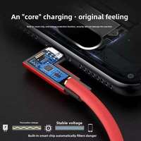 Kabel Data USB Tipe-C 120W Baru, Desain Anyaman Nylon Double-Bend, Konduktor Tembaga Murni untuk Earphone, Ponsel, Kamera, Komputer - Super
