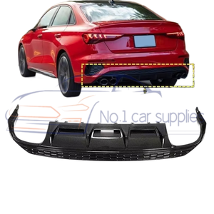 Difusor Trasero de Fibra de Carbono de Alta Calidad 2021-2023, Modelo Original de Fábrica, Modificado para Sedán <span class=keywords><strong>A3</strong></span> <span class=keywords><strong>S</strong></span>-<span class=keywords><strong>line</strong></span> S3 - Product Image 5