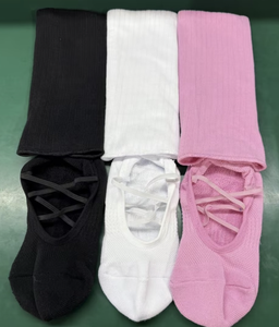 <span class=keywords><strong>Chaussettes</strong></span> de <span class=keywords><strong>yoga</strong></span> et de Pilates <span class=keywords><strong>pour</strong></span> femmes, antidérapantes, à bride unique, avec grip Siren, <span class=keywords><strong>pour</strong></span> la gym, le fitness, la barre et le Lagree, personnalisables en gros - Product Image 2