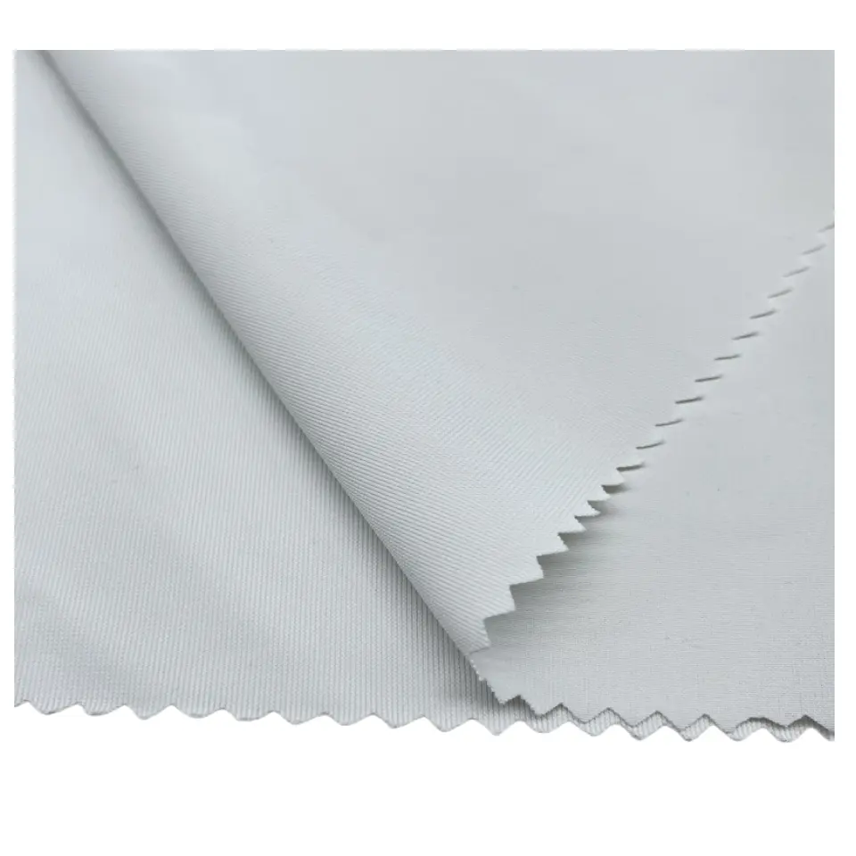 Polyester weißer Stoff für Katar Abaya White Robe Stoff