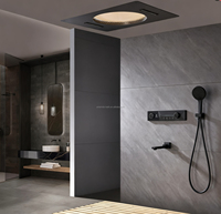 Corps de robinet de douche thermostatique en laiton dissimulé inverseur à 4 voies mitigeur de douche de bain vanne de commande murale pour une utilisation dans la salle de bain