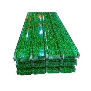 Lámina de Techo Trapezoidal de Tres Capas con Recubrimiento Galvanizado y Color Piedra, Película Protectora para Techos - Product Image 4