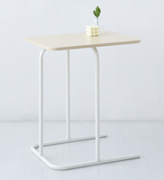Table basse noire en bois massif, style Vintage, moderne et Vintage, noir