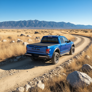 ฝาปิดกระบะท้ายแบบสามตอนสีดำ สำหรับรถฟอร์ด F-250 F-350 ขนาด 6.75 ฟุต ทำจากอลูมิเนียมอัลลอยด์ แบบแข็ง ล็อคได้ กันน้ำ พร้อมระบบพับเก็บได้ - Product Image 2